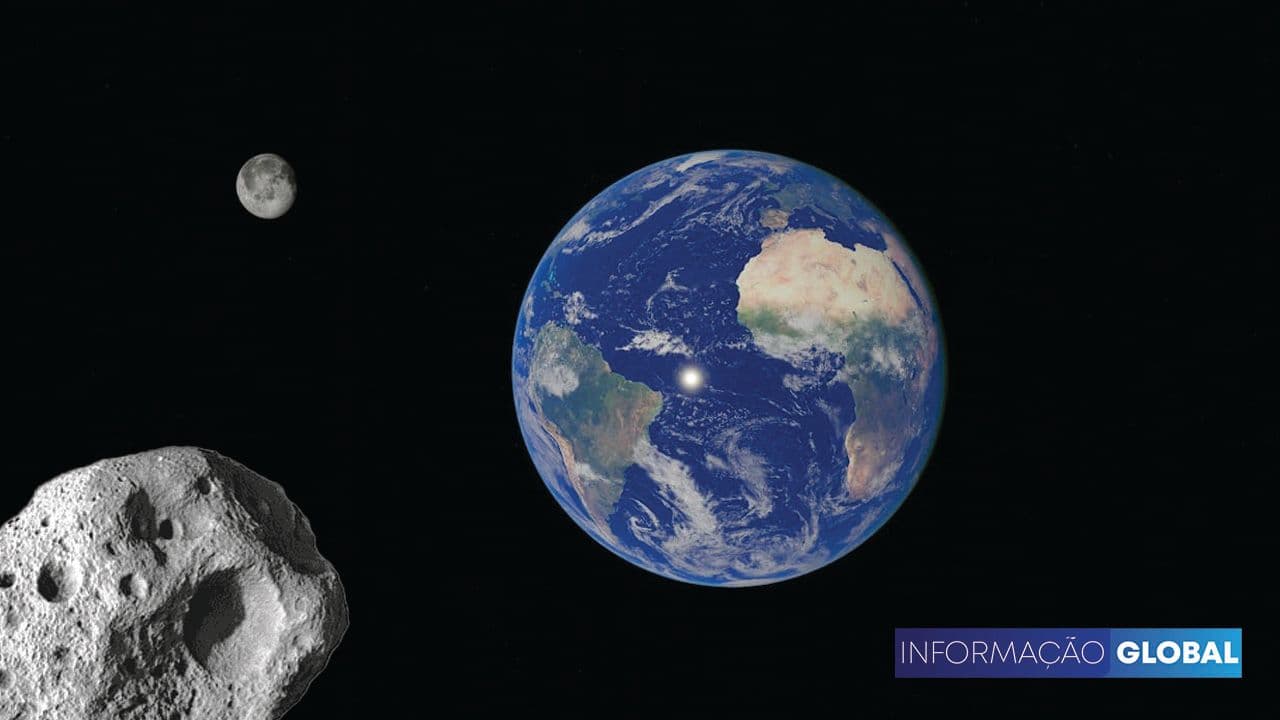 NASA confirma que um asteroide se encontra em rota de colisão com a Lua.