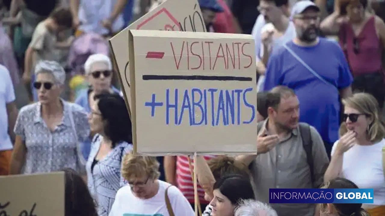 Várias cidades Europeias foram palco de manifestações contra o turismo em massa