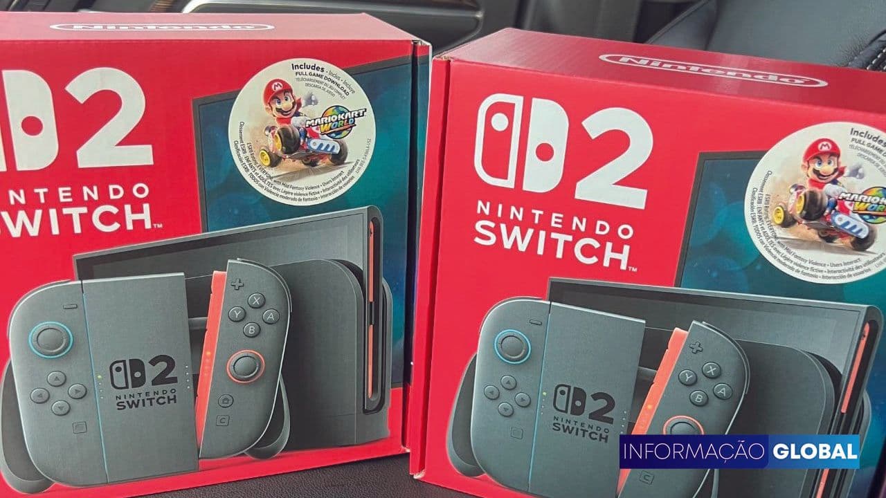 Nintendo Switch 2 com mais de 3,5 milhões de unidades vendidas em apenas 4 dias
